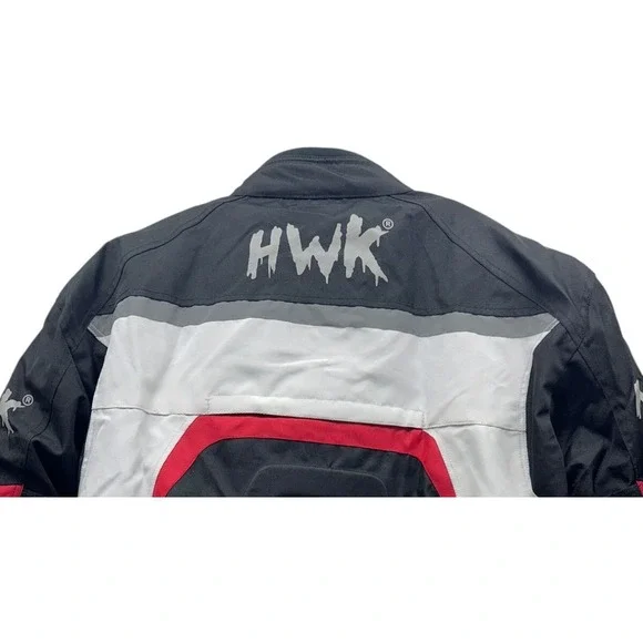 HWK Motorcycle 3XL Jacket  Men's Padded Adventure/Touring Cordura Textile Fabric - Picture 8 of 15